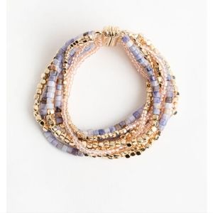 BEADED MAGNETIC SNAP BRACELET